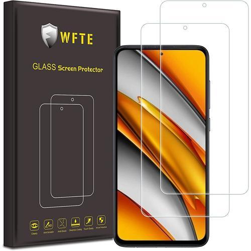 Lot De 2 Verre Trempé Pour Xiaomi Poco F3 Xiaomi Poco X3 Gt 0.26mm Film De Protection D'écran Avec Haute Transparence À 99 Anti-Trace Protecteur Avec Dureté 9h Glass