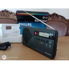 Radio vintage 80's "Philips AE-2402" En excellent état dans son emballage d'origine avec notice.