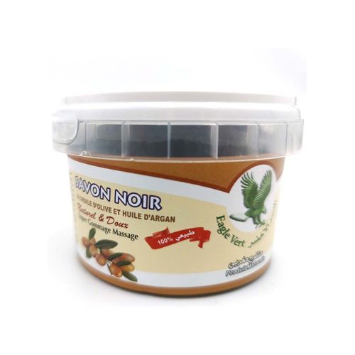 Savon Noir Beldi Huile D'argan Bio 100% Naturel 250g Black Soap, Jabon Negro 