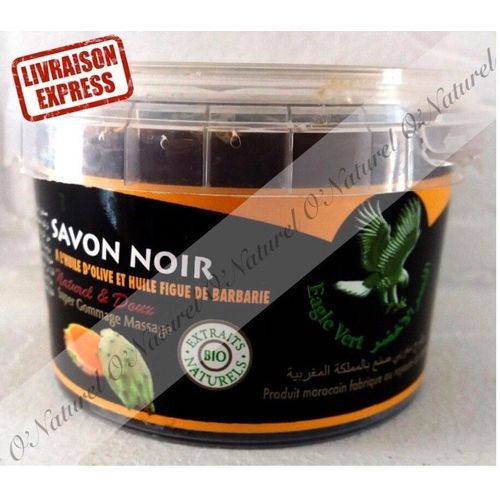 Savon Noir Beldi Huile De Figue De Barbarie Bio 100% Naturel 250g Black Soap 