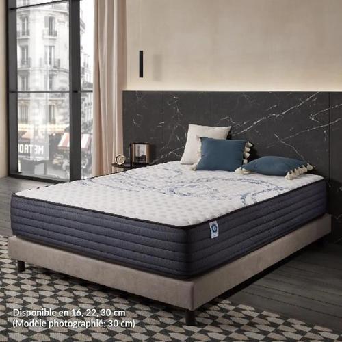 Matelas Perfect Sleep 16 140x190 Cm - 7 Zones De Confort Ergonomiques - Haute Adaptabilité - Respirant Et Réversible