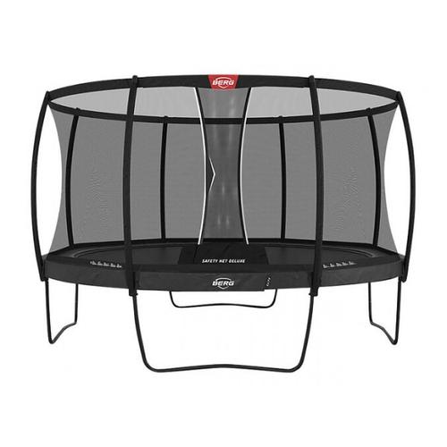 Trampoline Elite Regular 430 Grey Avec Filet De Securité Deluxe