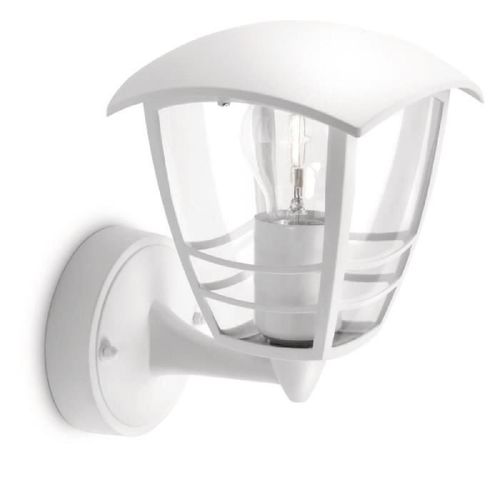 Creek-Applique D'extérieur Montante Métal H20cm Blanc Philips