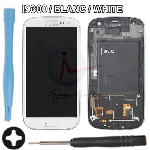 Ecran Lcd Tactile Assemblés Blanc Pour Samsung Galaxy S3 I9300 + Outils