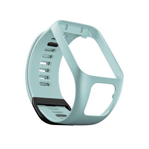 Bracelet De Montre En Silicone, Turquoise Bracelet De Remplacement Pour Bracelet De Montre Intelligent Pour Tomtom Runner 3 Cardio + Music