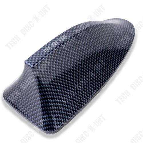 Td® Antenne De Requin De Toit Antenne Décorative D'antenne D'autoradio D'ondulation D'eau De Fiber De Carbone Avec Le Signal De Fm