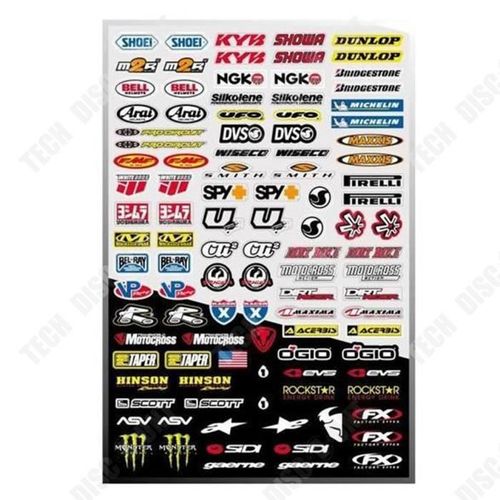Td® Autocollant De Décalcomanie De Moto Fx1 Autocollant De Personnalité Modifié Bricolage Autocollant De Flotteur De Traction