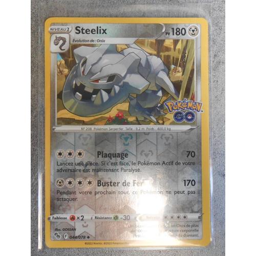 Steelix 044/078 - Pokemon Go - Evolution Card Lot - Onix