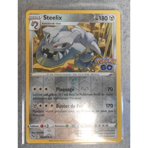 Steelix Reverse - Pokémon Go Pokémon card 044/078