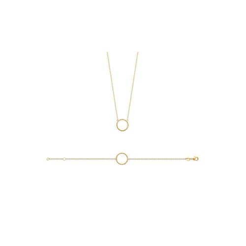 Collier Femme - Plaqué Or - Longueur : 45 Cm