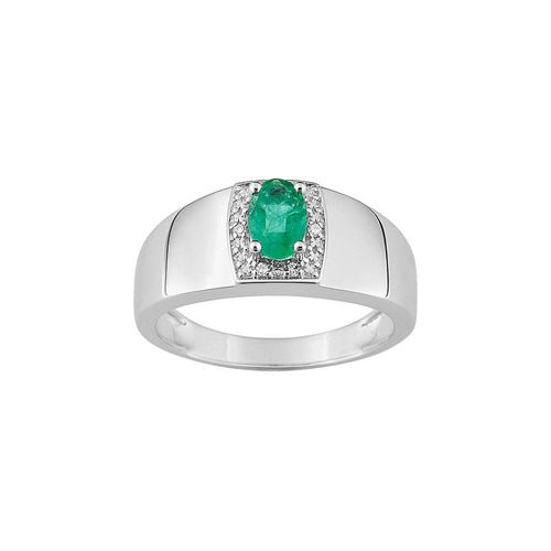 Bague Femme - Emeraude - Or 18 Carats