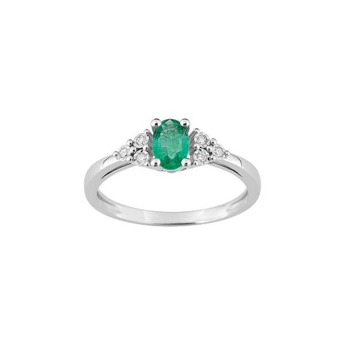 Bague Femme - Emeraude - Or 18 Carats