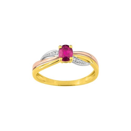 Bague Femme - Rubis - Or 18 Carats