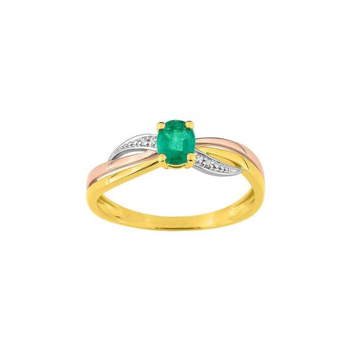 Bague Femme - Emeraude - Or 18 Carats