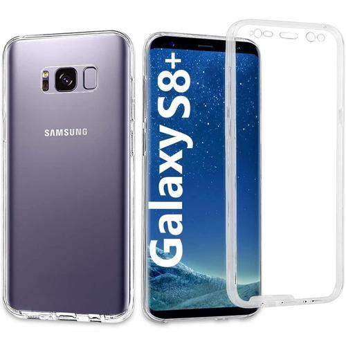 Coque Integrale Pour Samsung Galaxy S8 Plus Avec Protège Écran Transparente 360 Antichoc Silicone Arrière Complete Slim Intégrale ° S 8 Huit Case Double D: 15.95 Par 7.34 Cm