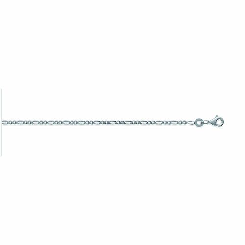 Chaine Homme - Argent 925 - Cheval Alternée 1+2 - Largeur : 1,8 Mm - Longueur : 55 Cm