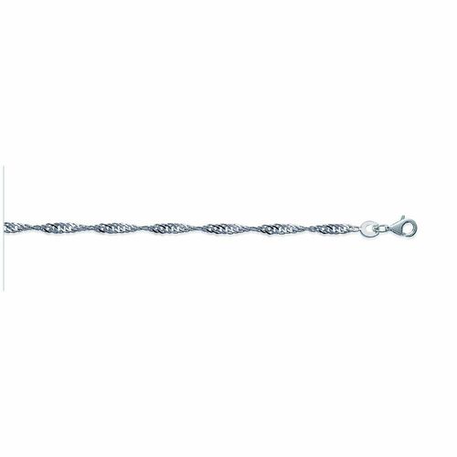 Chaine Femme - Argent 925 - Chaîne Design - Largeur : 2,25 Mm - Longueur : 50 Cm