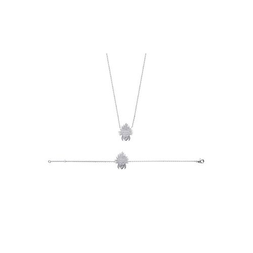 Collier Femme - Argent 925 - Longueur : 45 Cm