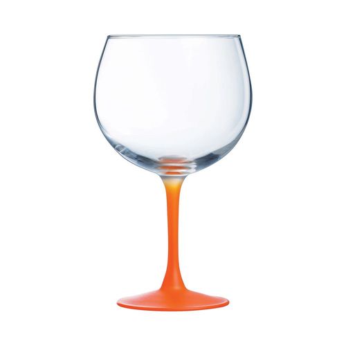 Boîte De 6 Verres À Pied Summer Pop 70 Cl Orange
