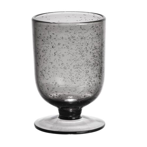 Verre À Pied Gordes Bullé 25 Cl Gris (Lot De 6)