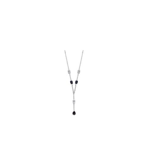 Collier Femme - Argent 925 - Oxyde De Zirconium - Longueur : 42 Cm