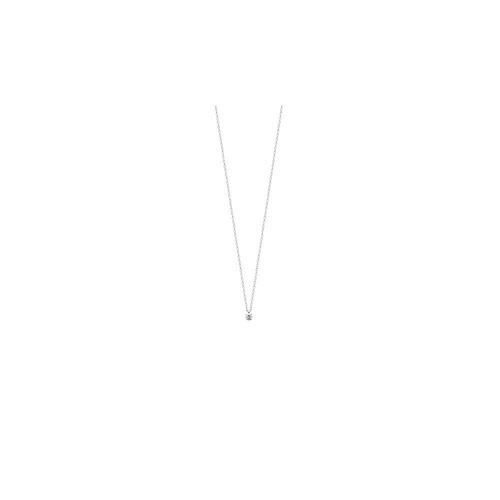 Collier Femme - Argent 925 - Oxyde De Zirconium - Longueur : 45 Cm