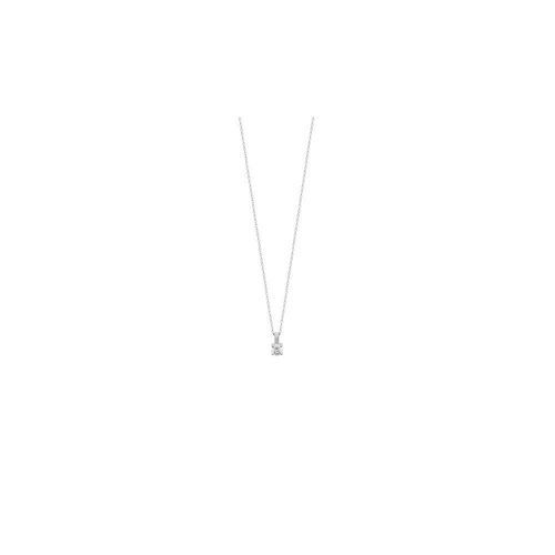 Collier Femme - Argent 925 - Oxyde De Zirconium - Longueur : 45 Cm