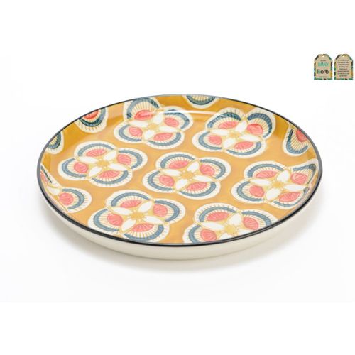 Assiette Dessert Iimany Jaune 21 Cm (Lot De 6)