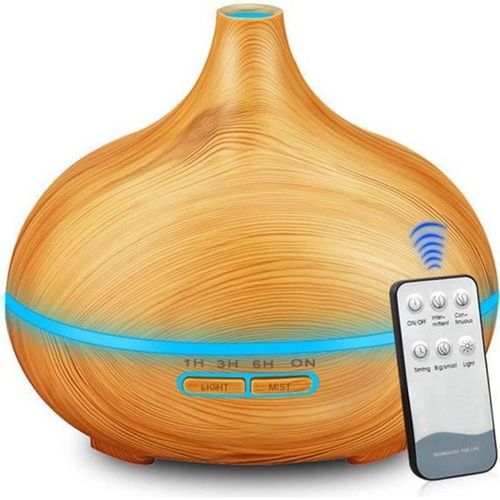 400ml Diffuseur D'huile Essentielle ?Lectrique, Led Diffuseur Aromatique, Humidificateur D'air En C?Ramique, Dc24v, 12w [Clair] 