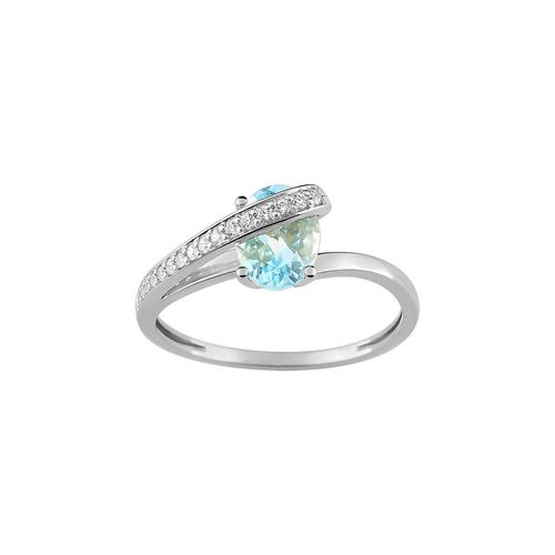Bague Femme - Aigue Marine - Or 18 Carats