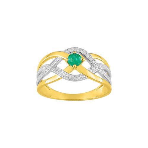 Bague Femme - Émeraude - Or 18 Carats