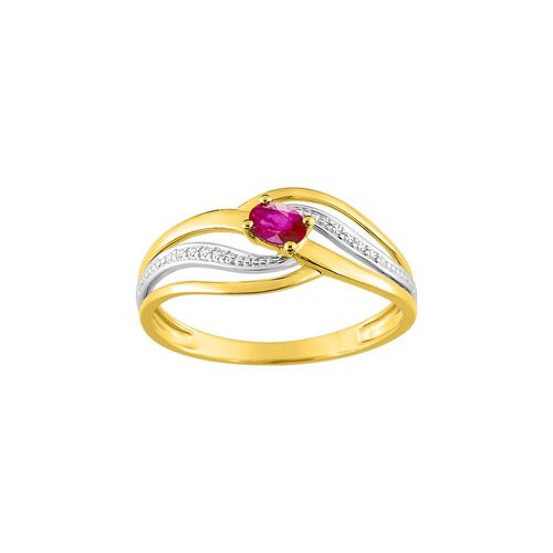 Bague Femme - Rubis - Or 18 Carats