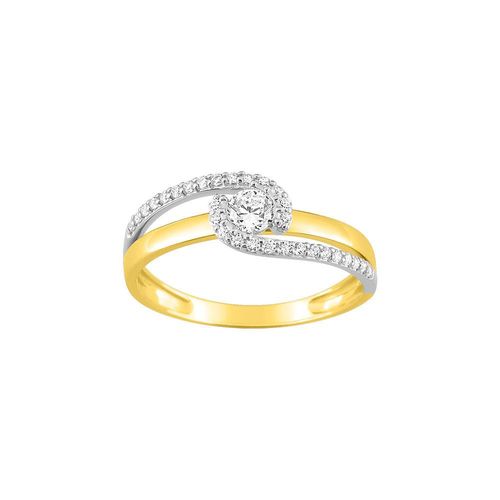 Bague Femme - Oxyde De Zirconium - Or 18 Carats