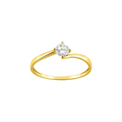 Bague Femme - Oxyde De Zirconium - Or 18 Carats