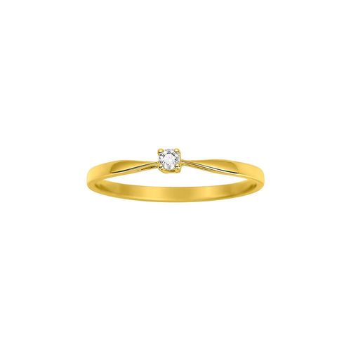 Bague Femme - Or 18 Carats - Diamant 0,04 Carats