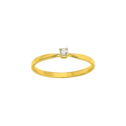 Bague Femme - Or 18 Carats - Diamant 0,04 Carats