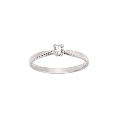 Bague Femme - Or 18 Carats - Diamant 0,1 Carats