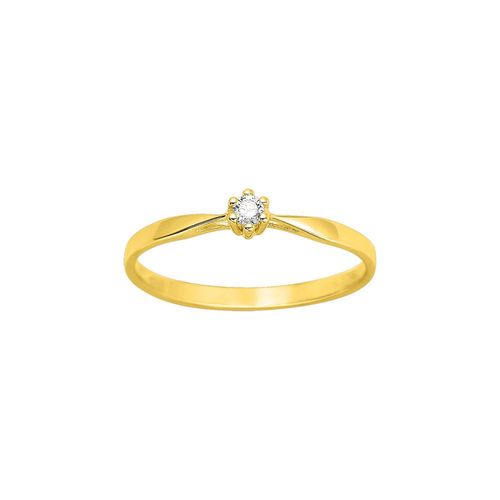 Bague Femme - Or 18 Carats - Diamant 0,04 Carats