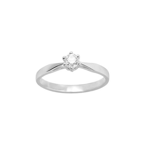 Bague Femme - Or 18 Carats - Diamant 0,23 Carats