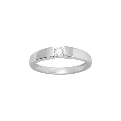 Bague Femme - Or 18 Carats - Diamant 0,18 Carats