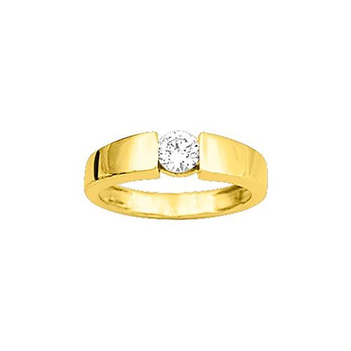 Bague Femme - Oxyde De Zirconium - Or 18 Carats