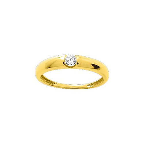 Bague Femme - Oxyde De Zirconium - Or 18 Carats