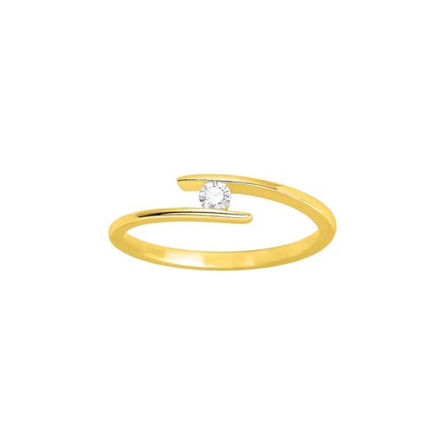 Bague Femme - Or 18 Carats - Diamant 0,08 Carats