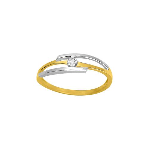 Bague Femme - Or 18 Carats - Diamant 0,02 Carats