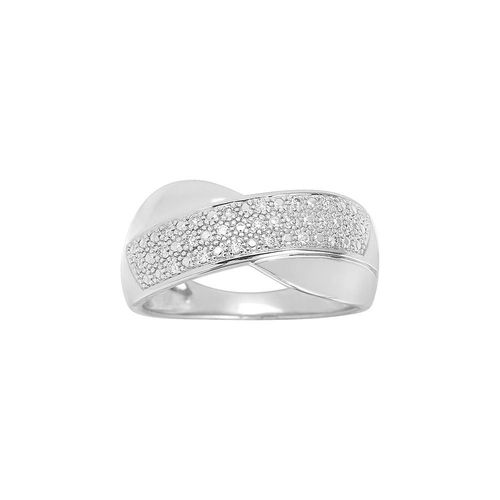 Bague Femme - Or 18 Carats - Diamant 0,1 Carats