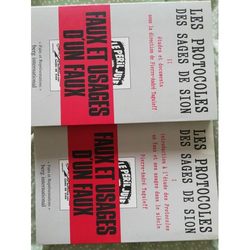 Les Protocoles Des Sages De Les Protocoles Des Sages De Sion Complet De Ses Deux Vol.