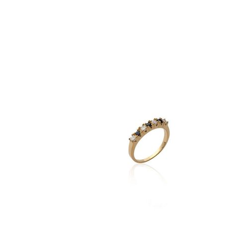 Bague Femme - Plaqué Or - Oxyde De Zirconium