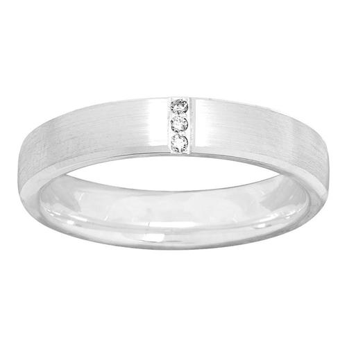 Bague Mixte - Or 18 Carats - Diamant 0,02 Carats