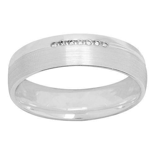 Bague Mixte - Or 18 Carats - Diamant 0,04 Carats