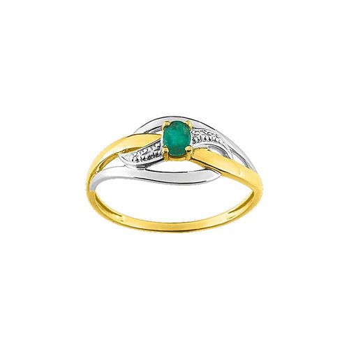 Bague Femme - Emeraude - Or 18 Carats